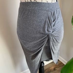 Zara asymmetrical grey skirt